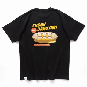 Soft Layering (ZT1561) Fresh Daruyaki Graphic Embroidery Tee