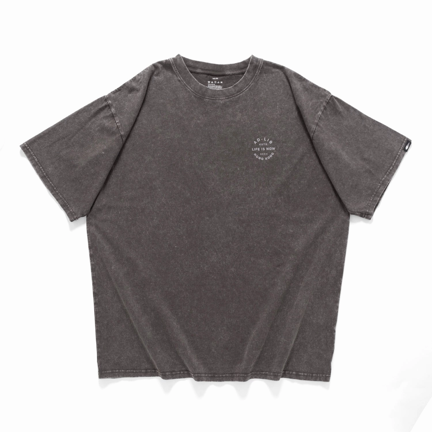 Comfortable texture (ZT1597) Life !s Now Washed Tee