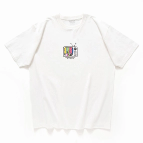 Taped Neckline (ZT1631) No TV More Life Graphic Tee