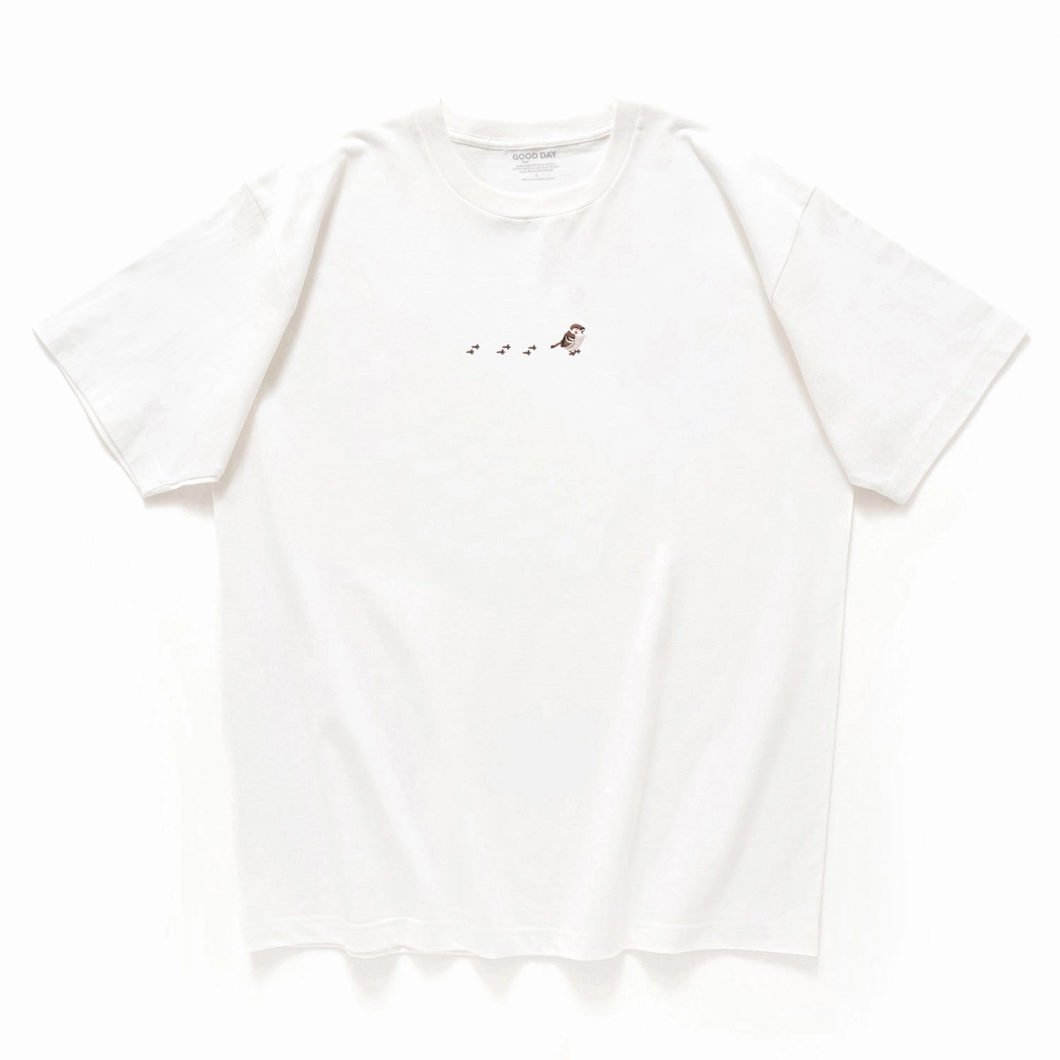 Bold Comfort Active Essentials (ZT1635) Animal Footprints Embroidery Tee