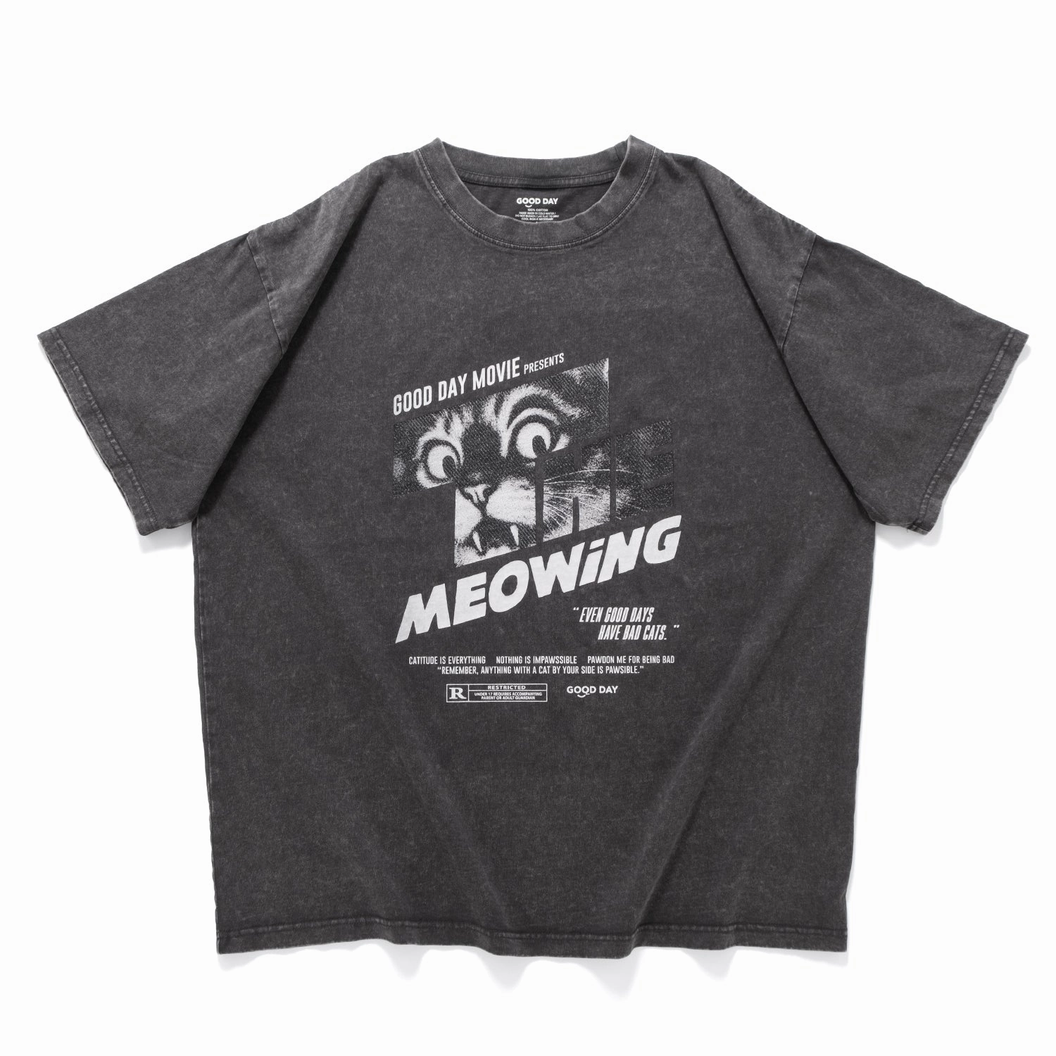 Bold Look (ZT1695) The Meowing Graphic Tee