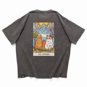 Comfy Design Anti-bacterial (ZT1731) Catarot V1.5 The Lovers Graphic Tee