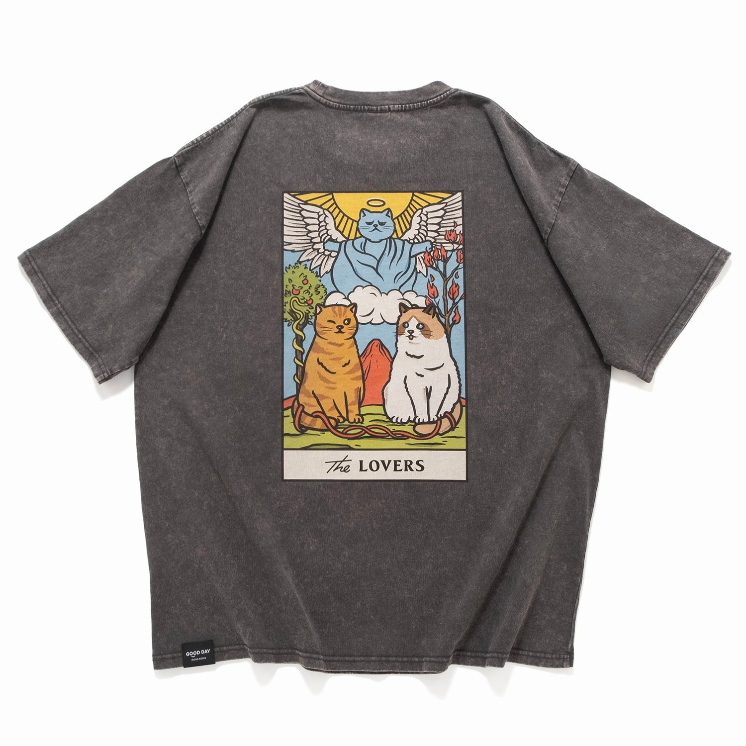 Comfy Design Anti-bacterial (ZT1731) Catarot V1.5 The Lovers Graphic Tee