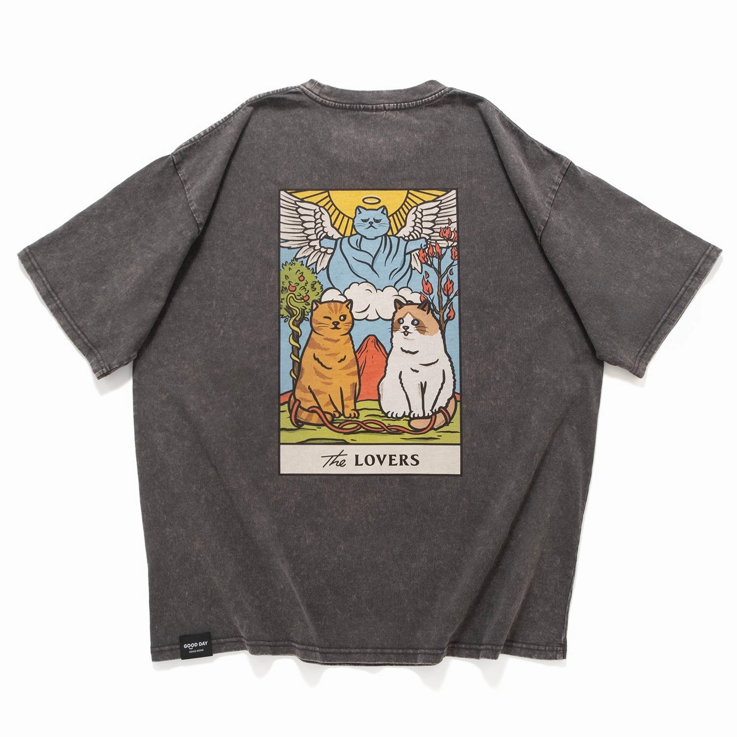 Relaxed Comfort Look (ZT1731) Catarot V1.5 The Lovers Graphic Tee