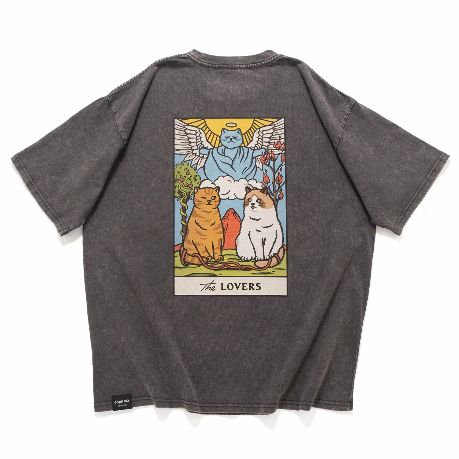 slim fit Seasonal Fashion (ZT1731) Catarot V1.5 The Lovers Graphic Tee