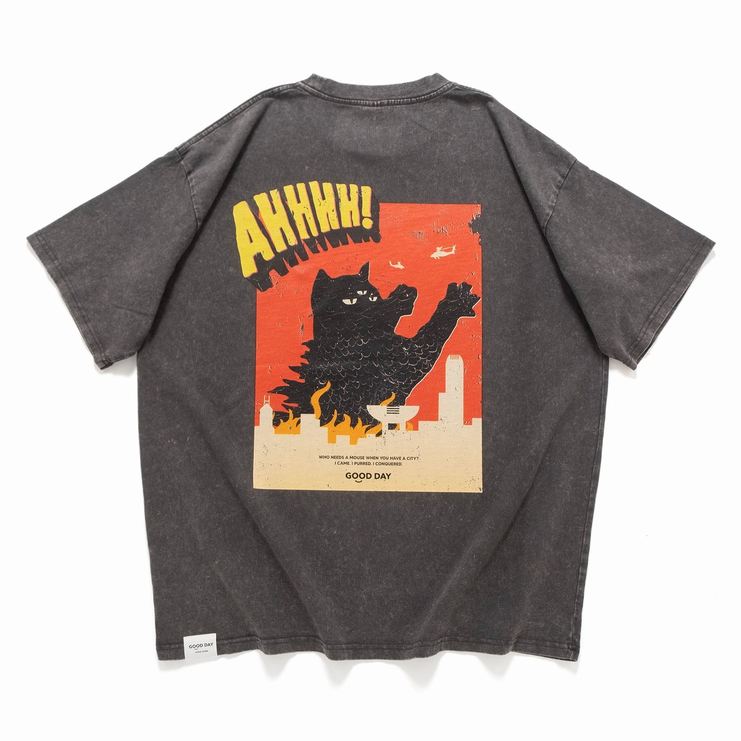 (ZT1741) AHHHH! Graphic Tee Eco Friendly Material