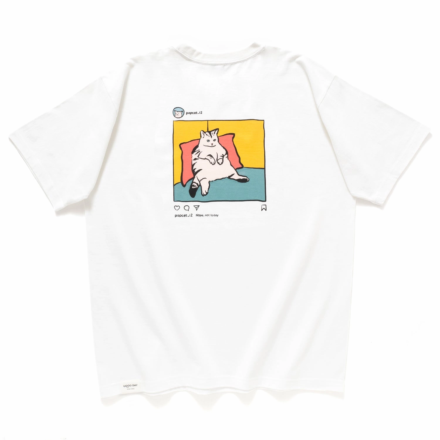 (ZT694) Cat IG Graphic Tee Fun Prints Outdoor Comfort Style