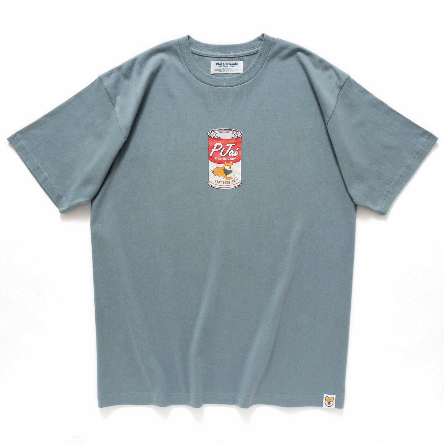 (ZT704) Can Soup Graphic Tee PocketDetail