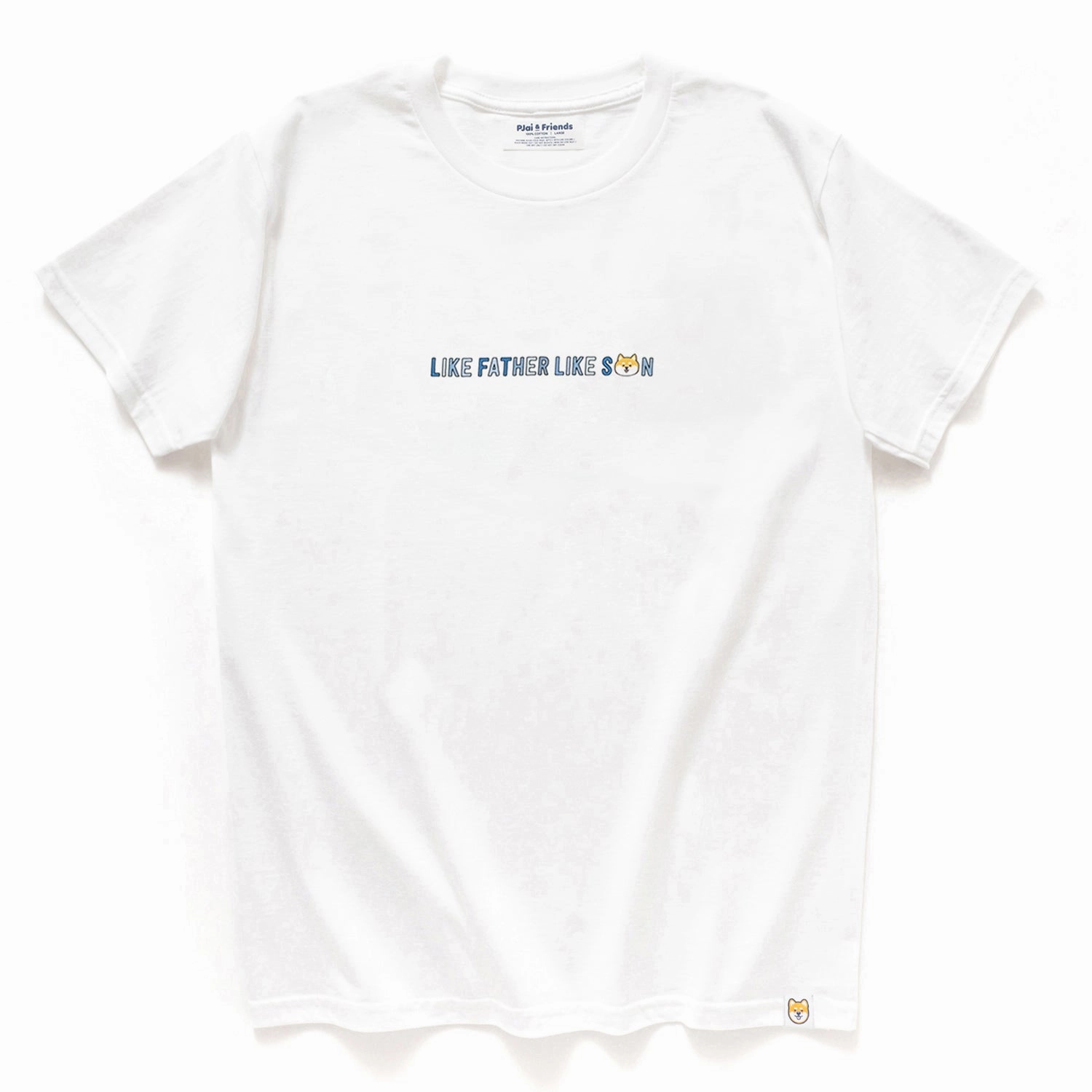 (ZT759) Like Father Like Son Graphic Tee Office Casual