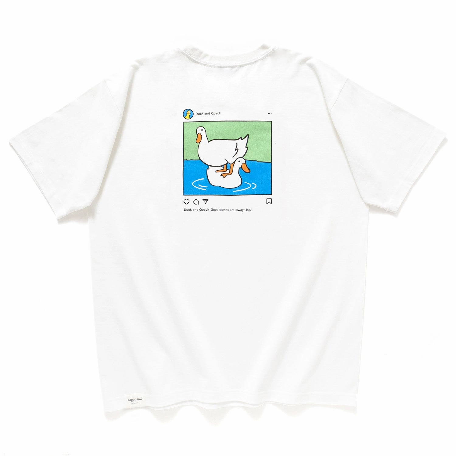 (ZT996) Duck IG Graphic Tee Fashion-Forward Look