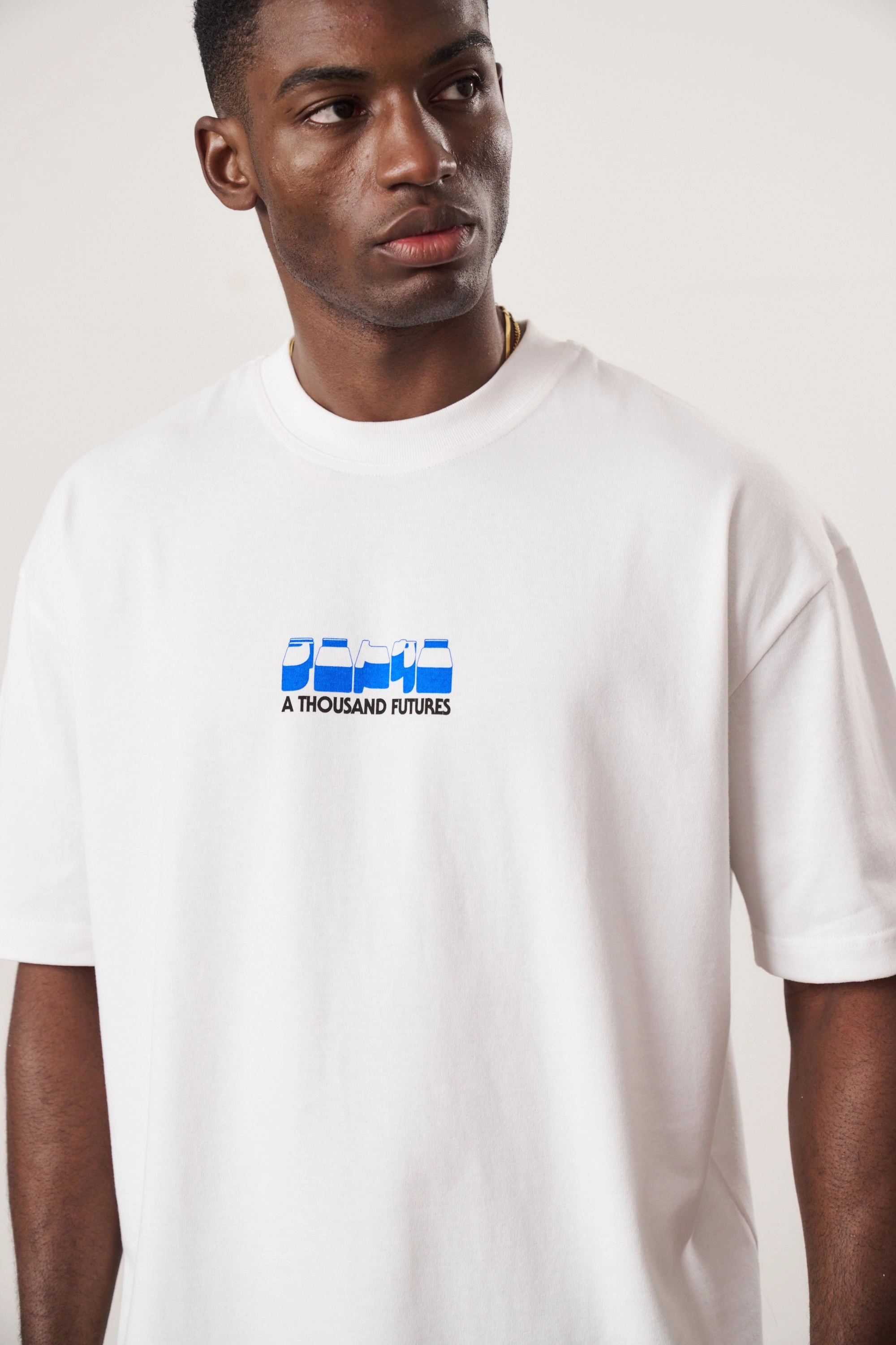 Trendy Layering Moisture Control Fabric A Thousand Futures x GK 'Weeping Elm' Tee - White