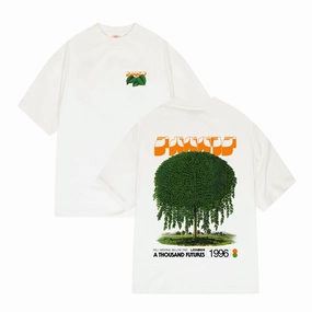 PocketDetail A Thousand Futures x GK 'Weeping Willow' Tee - White