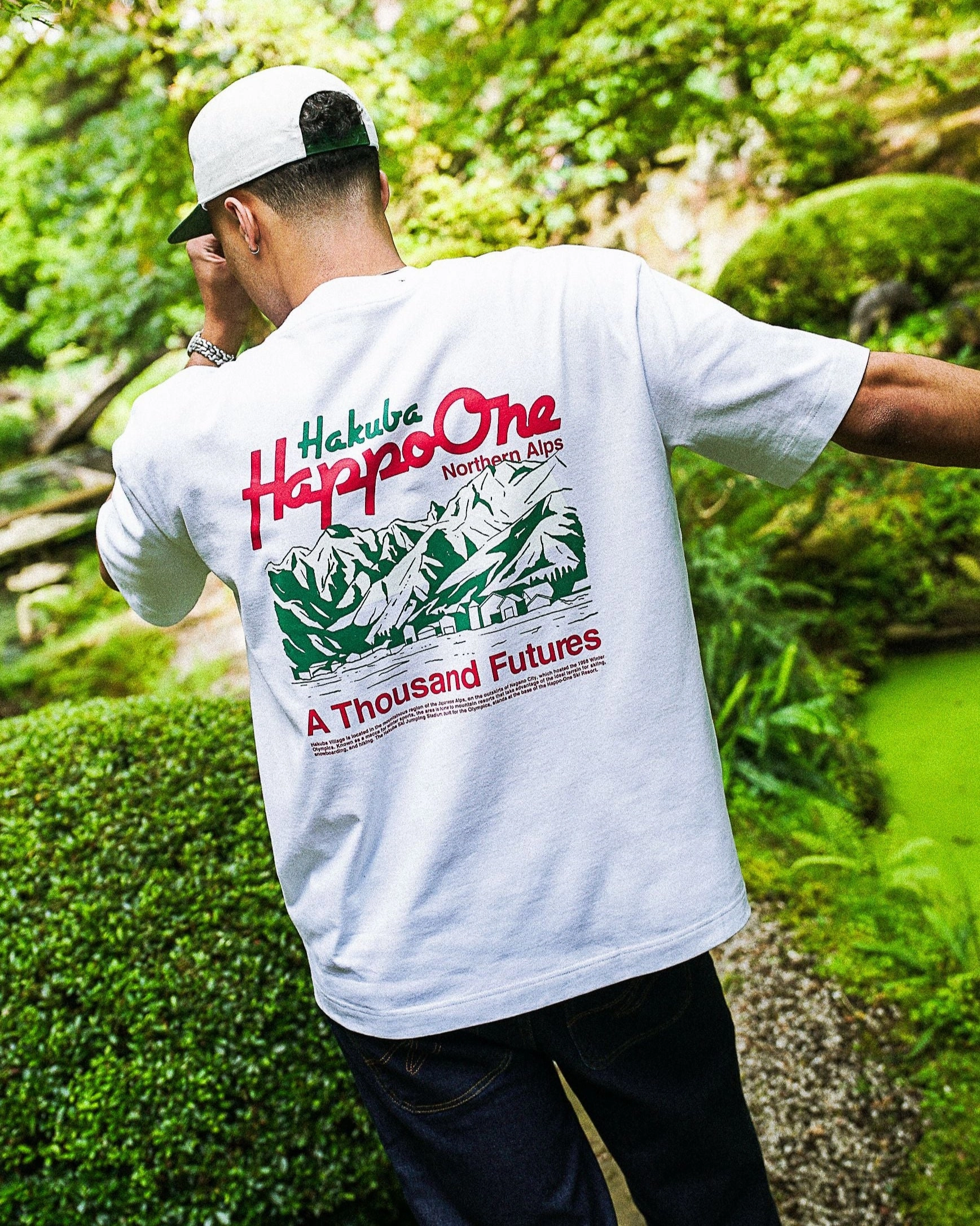 Ethically Sourced Materials A Thousand Futures x Yunosuke 'Happo' Tee - White