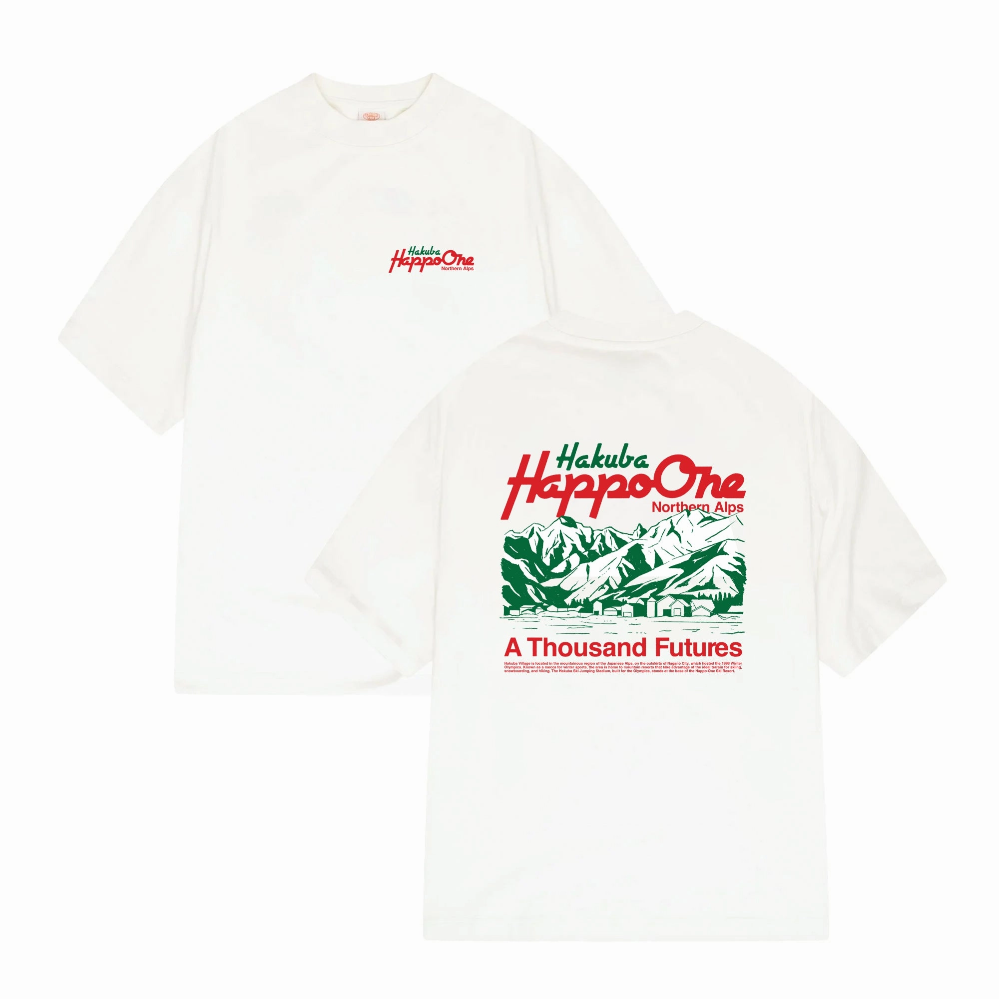 A Thousand Futures x Yunosuke 'Happo' Tee - White Gym clothing