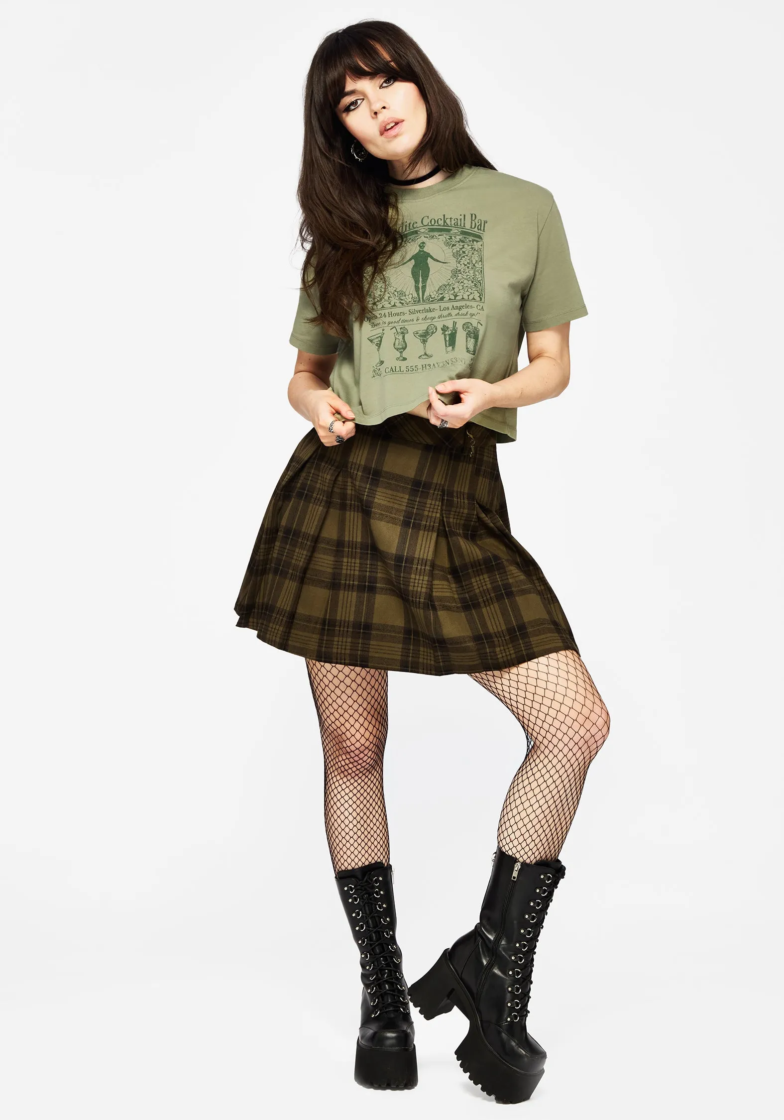 Adjustable Hem Cuff Durable Fiber Blend Ode Cotton Jersey Cropped T-Shirt