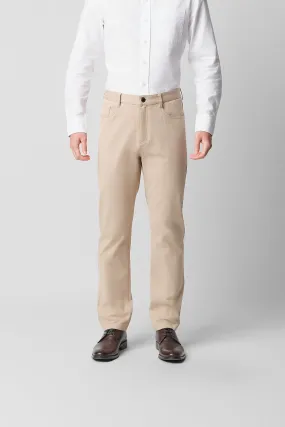 Reinforced Stitching 5-Pocket Chino Pants | Khaki 20045N