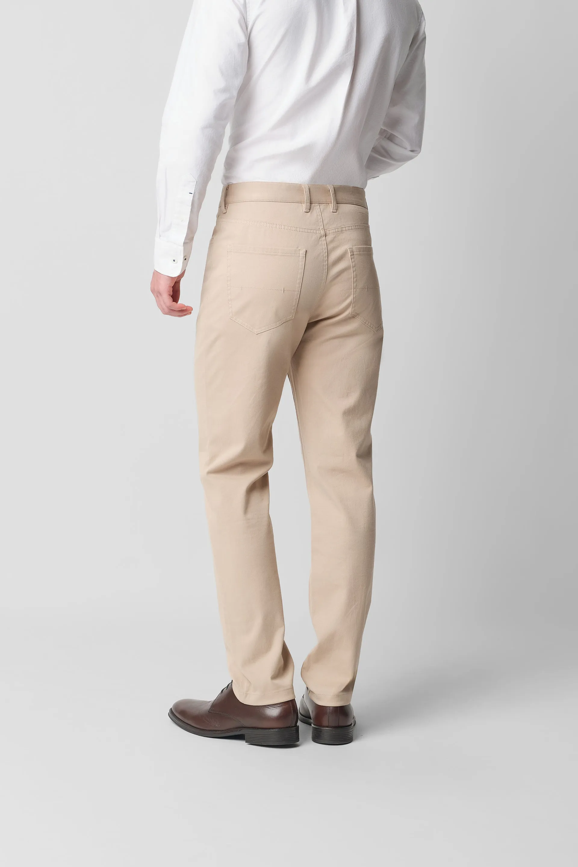 No Chafe 5-Pocket Chino Pants | Khaki 20045N