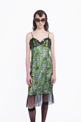 Rosebuds Lace Combo Slip Dress All-day style Smooth-Lining