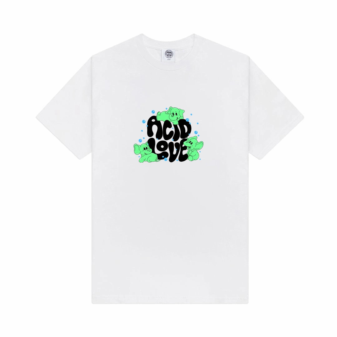 Breathable Fit ACID LOVE 0.06 'Fantasy' Tee - White