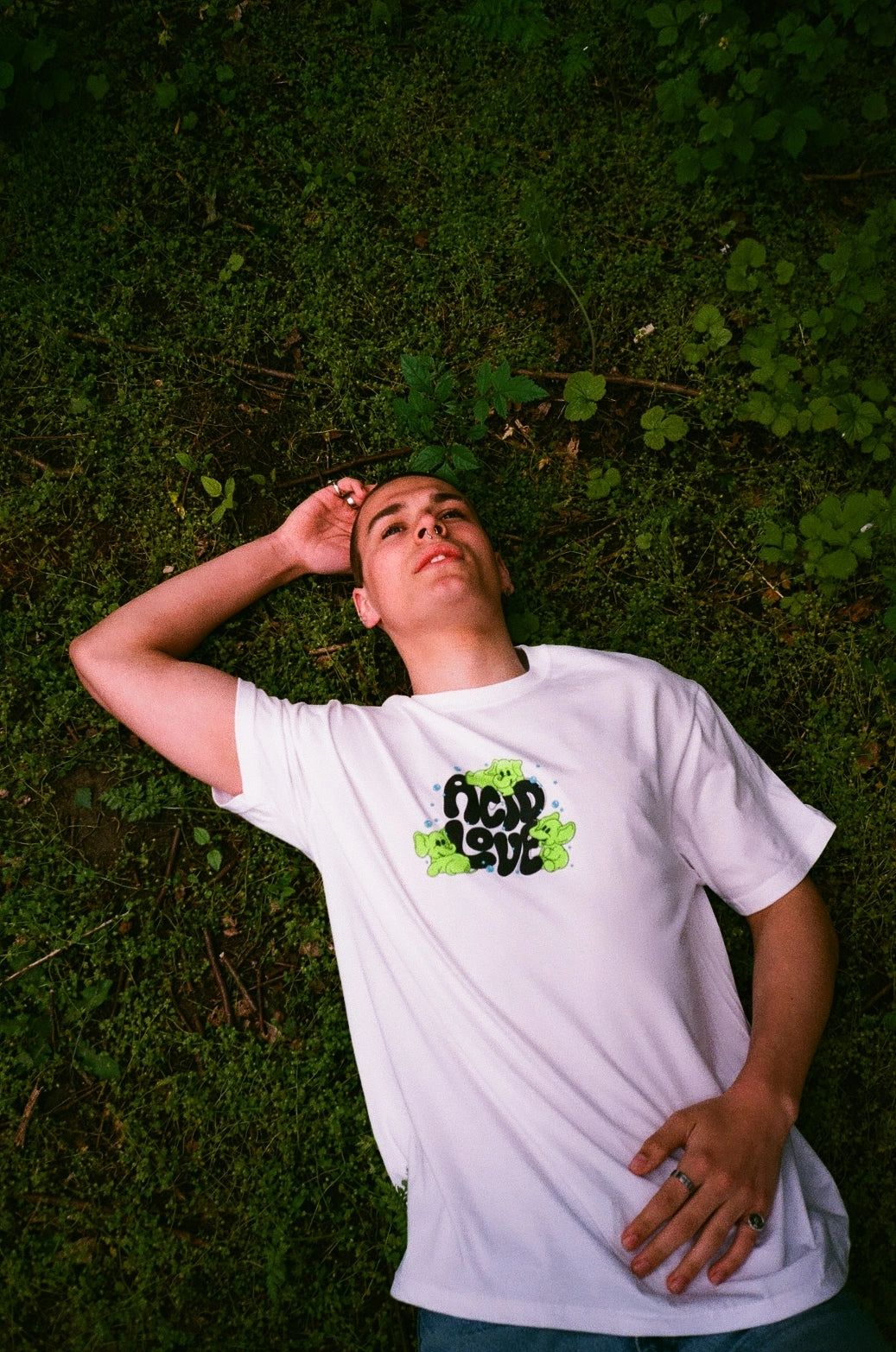 ACID LOVE 0.06 'Fantasy' Tee - White Light Fit Casual All-Day