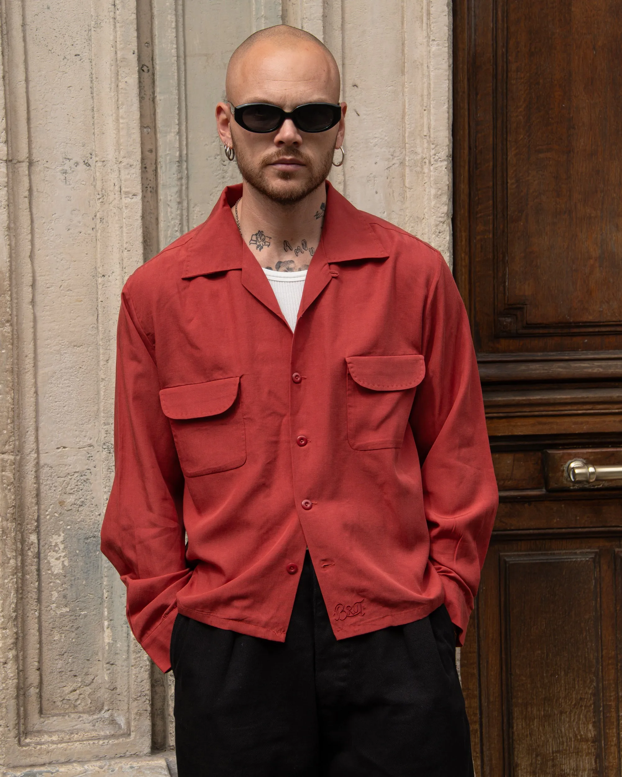 LA BELLE CHEMISE Ombre look Fitted Silhouette
