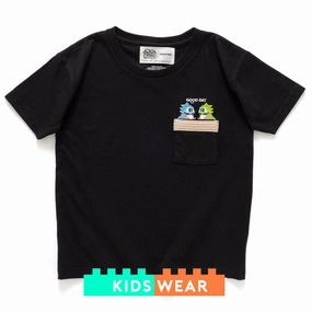 Festival wear Cozy Layering (EX459) Kids Graphic Embroidery Pocket Tee