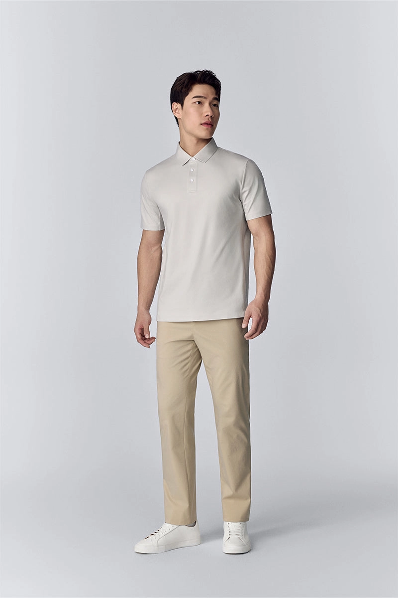 Weekend Vibes InstantCool Jersey Polo | Light Grey GYFL01