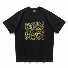 Stylish Outfit (ZT1607) Lucky Cat Embroidery Tee