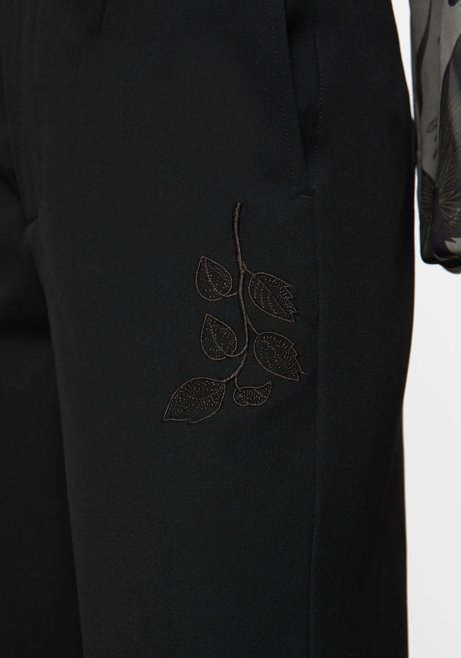 Sport Performance Amalthea Embroidered Tailored Wide Leg Trousers