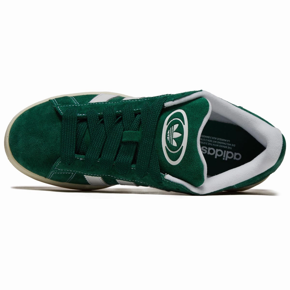 Adidas Campus 00s Shoes - Dark Green/Ftwr White/Off White Compression Molded Tailored Design
