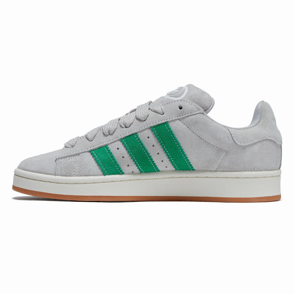 Boosted fit Adidas Campus 00s Shoes - Grey/Green/Off White