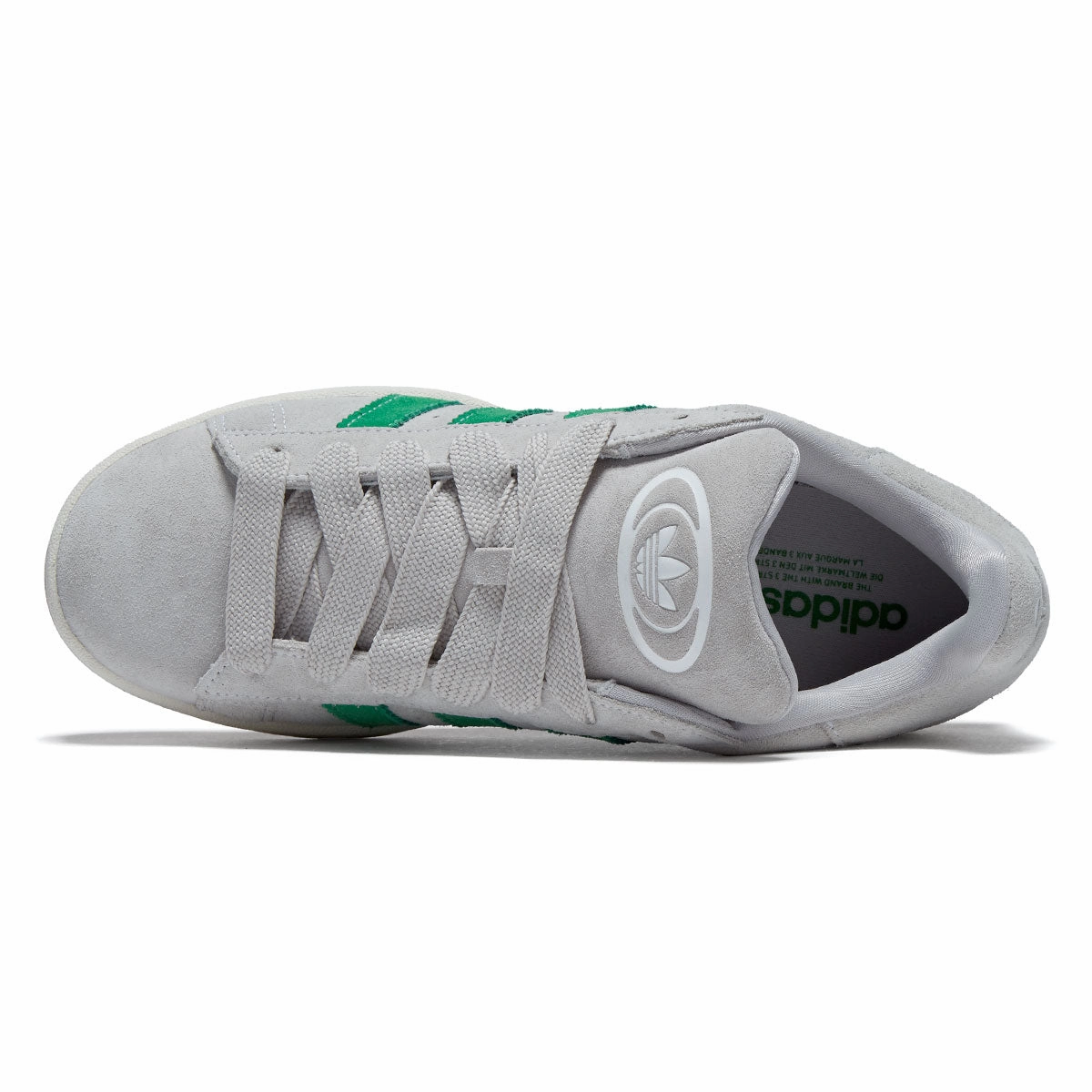 LongLasting Balanced Adidas Campus 00s Shoes - Grey/Green/Off White