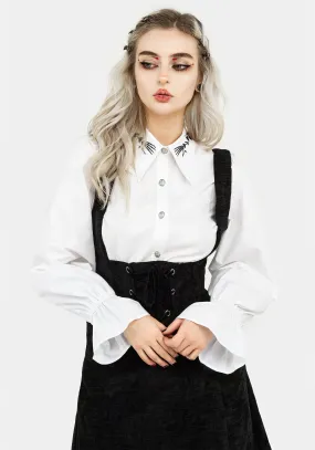 Tempora Embroidered Button Up Shirt Athletic Look