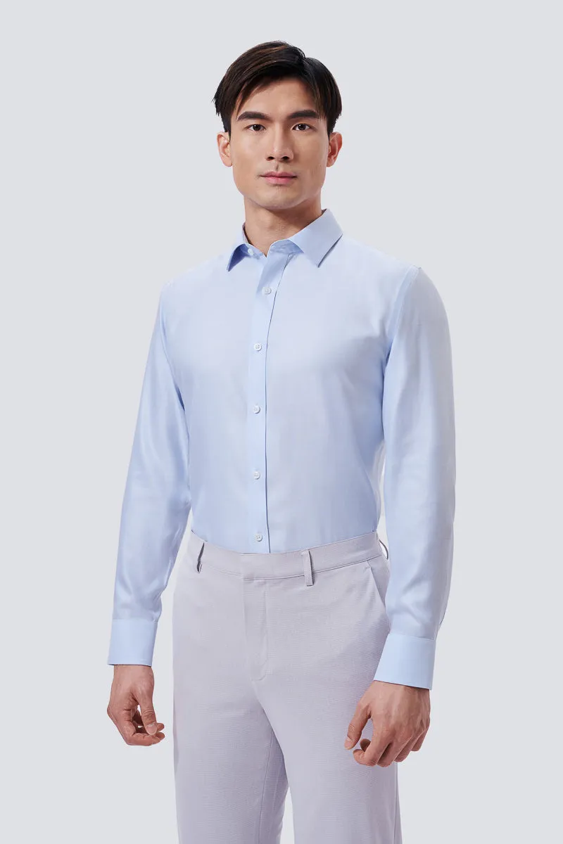 Perfect Fit InstantCool Dobby Dress Shirt | Light Blue 17803N