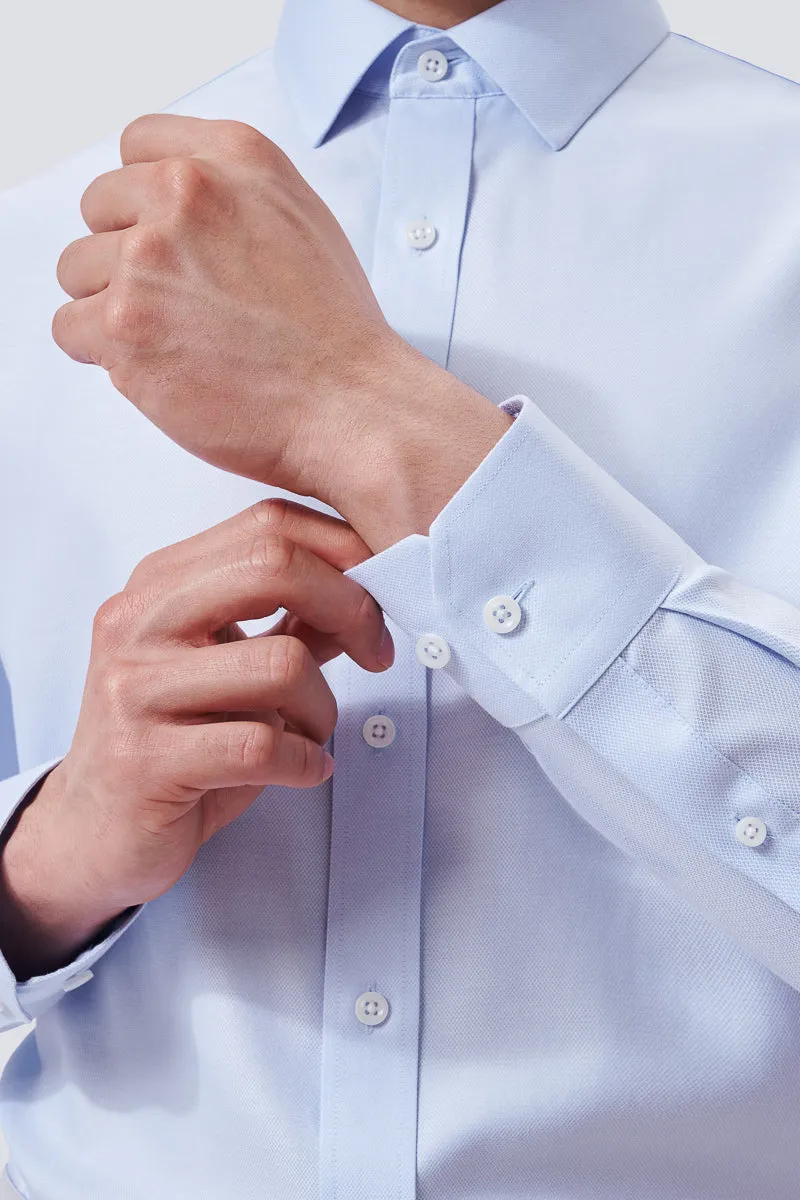 Comfort Fit InstantCool Dobby Dress Shirt | Light Blue 17803N
