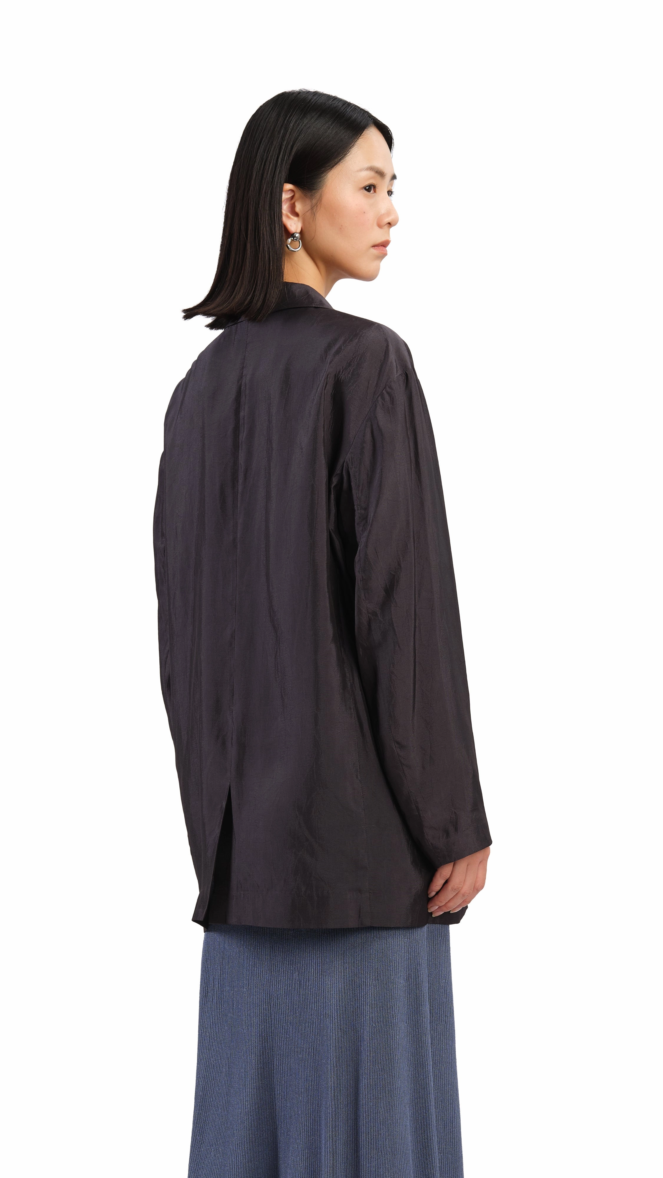 Noise Reduciting Fabric Loose-Fit Blazer