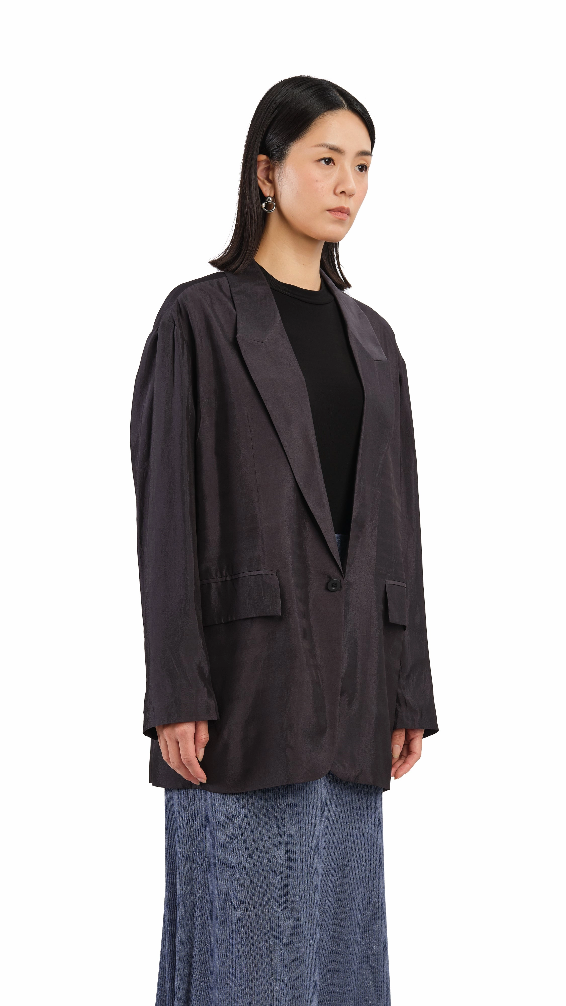 Non Restrictive Movement Loose-Fit Blazer