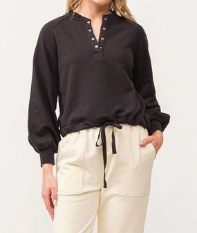 Agathe Pullover Sweater In Black Trendy Knitwear