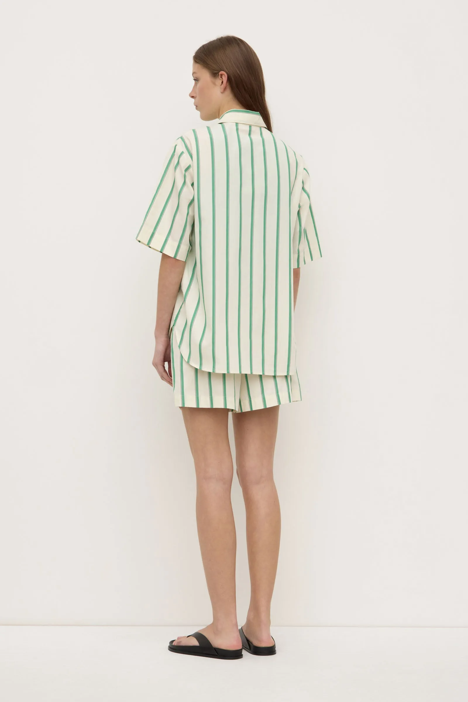 Trendsetting Agnes Stripe Short Sleeve Shirt