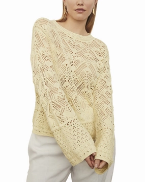 Comfy Layering Vince Plus Lace Patchwork Pullover