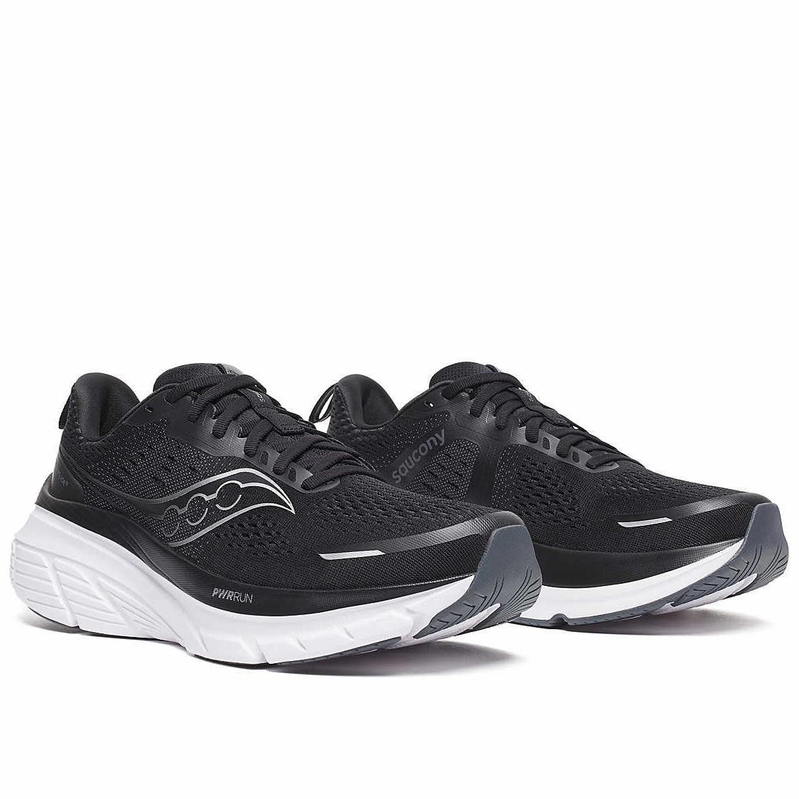 Slip Resistant Tech Impact protection Men's Guide 18 Wide Fit Running Shoes Black / White