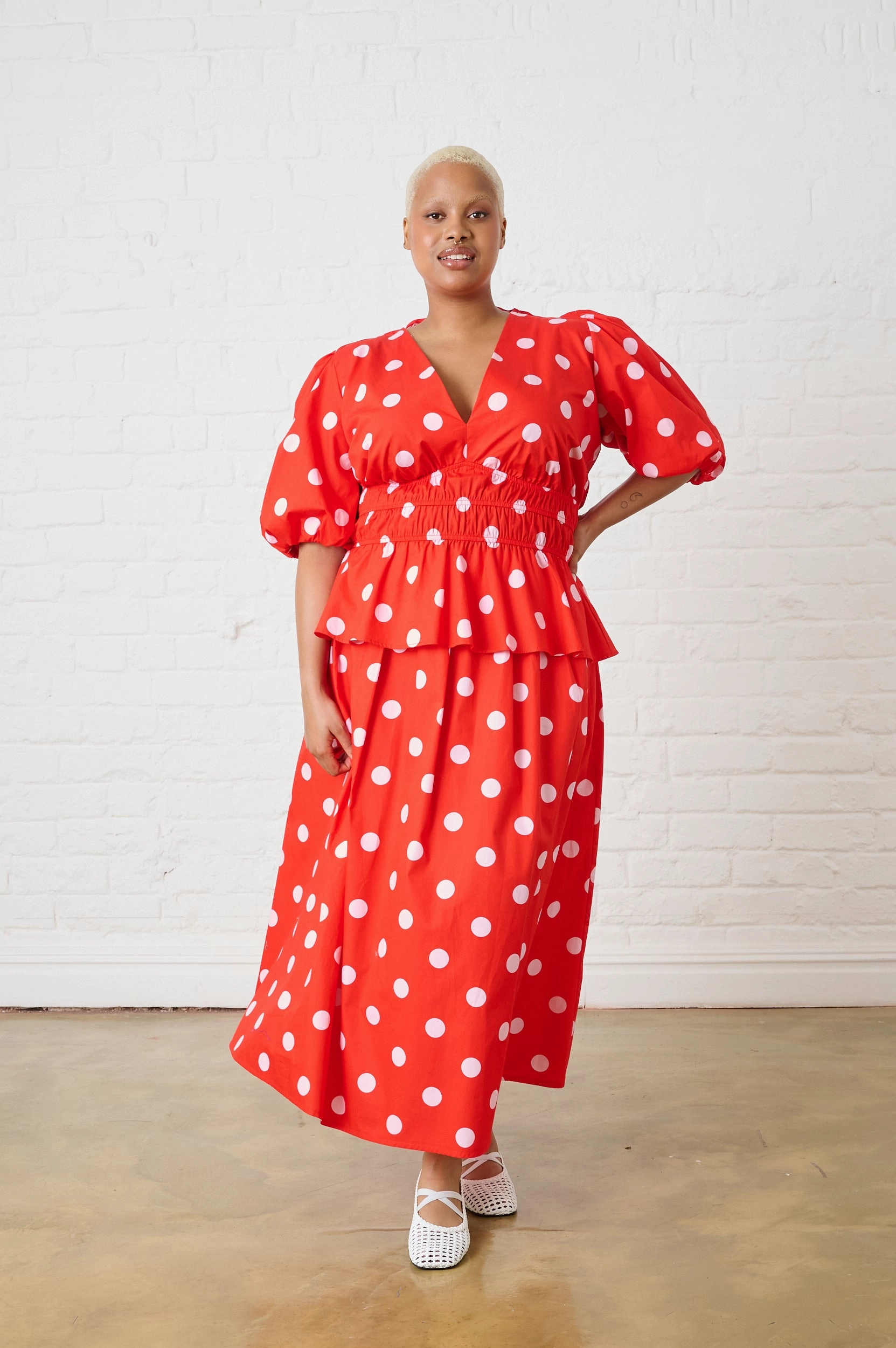 Cotton Top in Pink Spot Easy Wear
