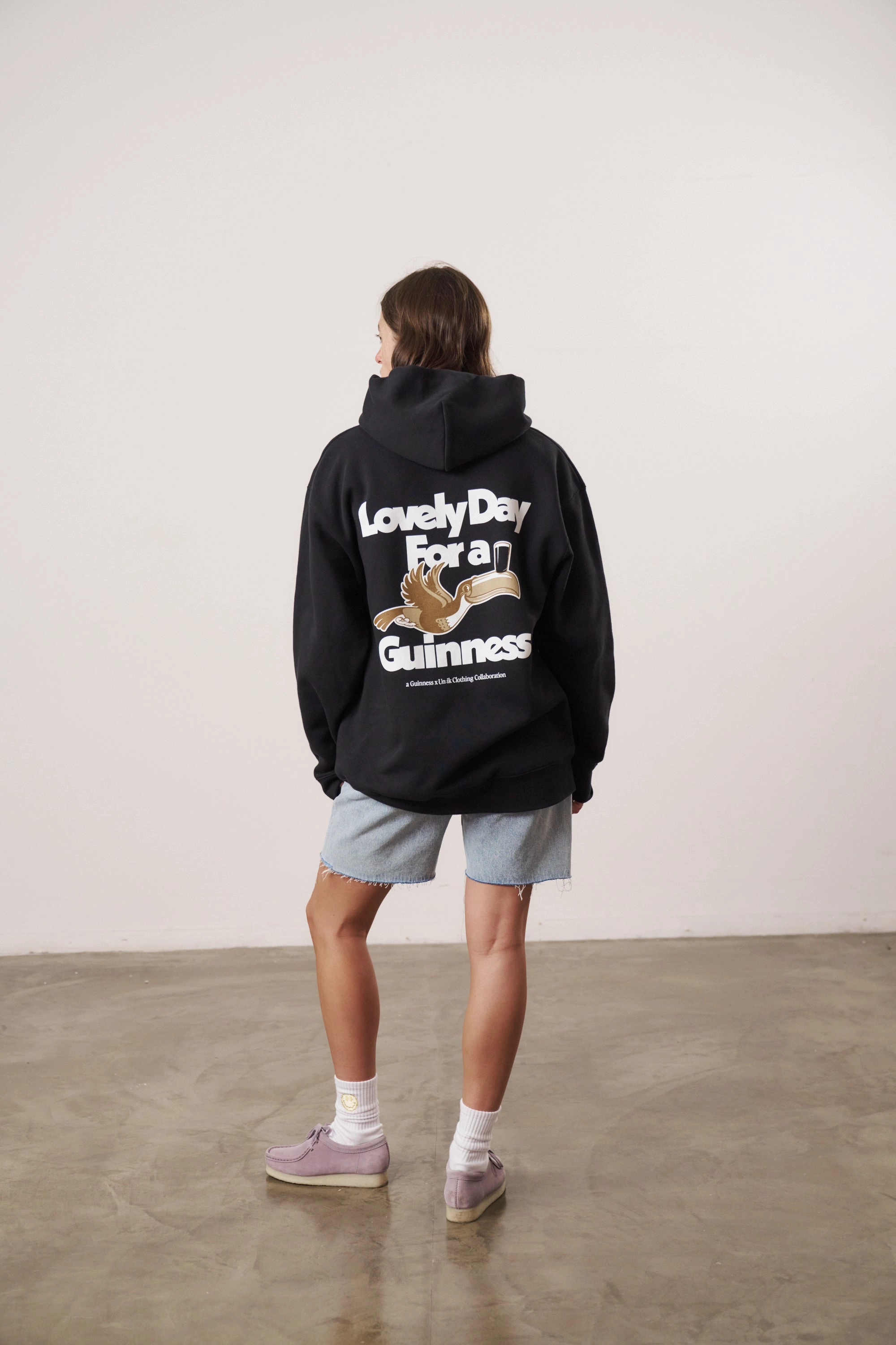 Guinness x UN:IK 'Lovely Day' Hoodie - Black All Day Comfort