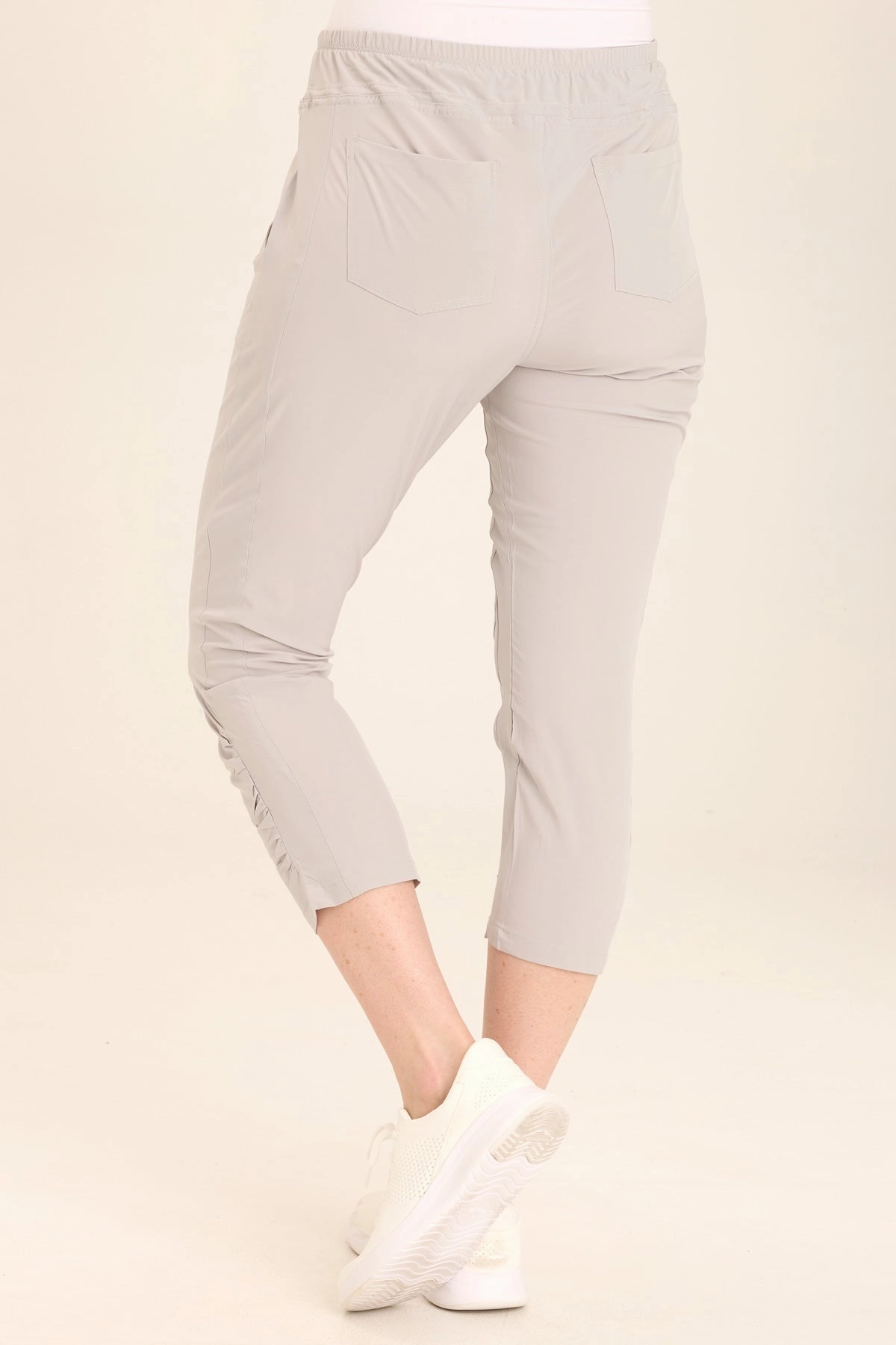 Aksana Whisper Stretch Ruched Active Slim Pant Performance Fit