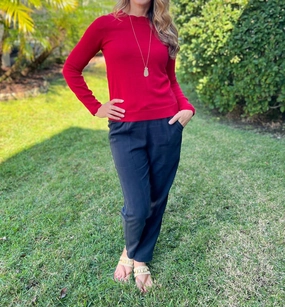 Alice Sweater In Lollipop Perfectly Warm