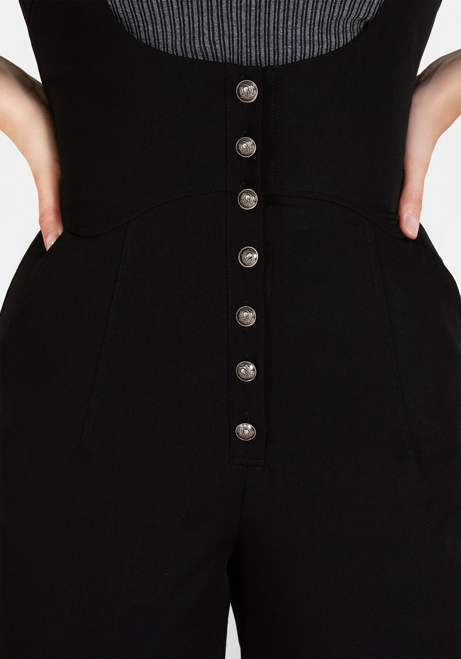 Alicia Tailored Suspender Jumpsuit Stretch Fit Wear