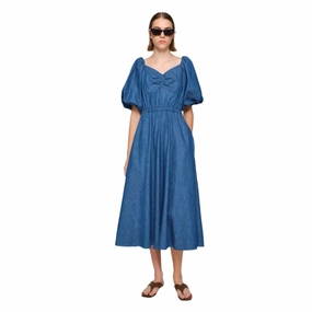 Chill Wear Aliya Linen Denim Dress