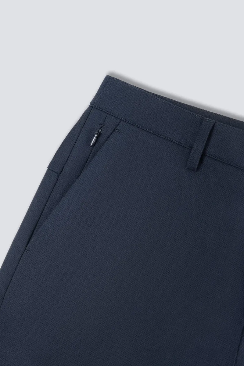 Compact Packability CottonSTRETCH Lightweight Knit Smart Pants | Navy NNY096
