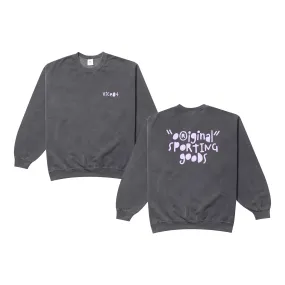 Chilly Day Outfit Vice 84 'Original Sporting Goods' Vintage Washed Sweater - Black