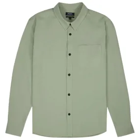 Unmatched comfort Soft Material Chemise Greg Vert Amande